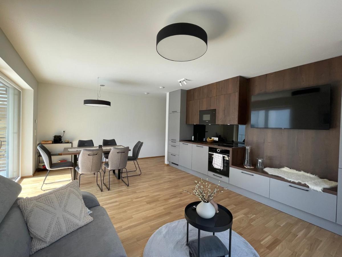 Luxury - Apartment Mit Balkon In Seenaehe غموندين المظهر الخارجي الصورة